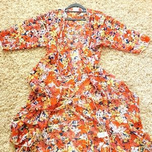 **New** Lularoe Womens floral Shirley cardigan